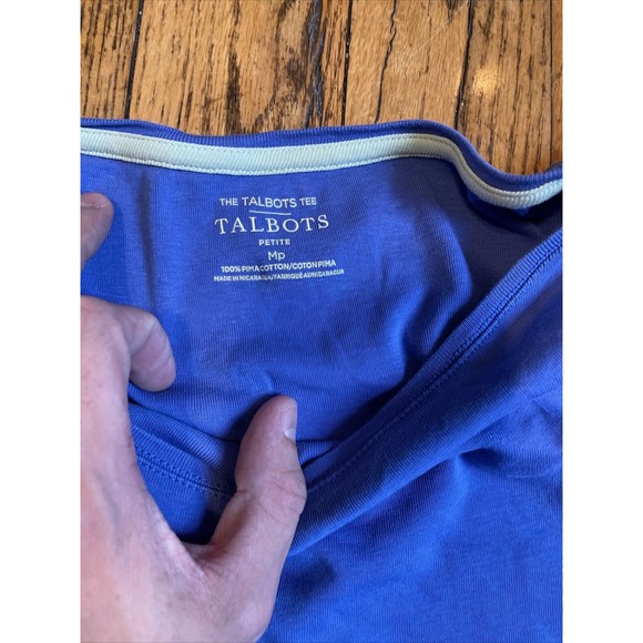 Talbots Long Sleeve Shirt Medium Petite - Picture 6 of 6